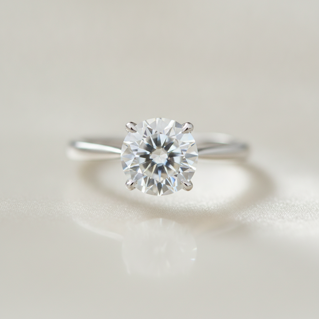 The Celeste — 2.10ct Round Brilliant Solitaire